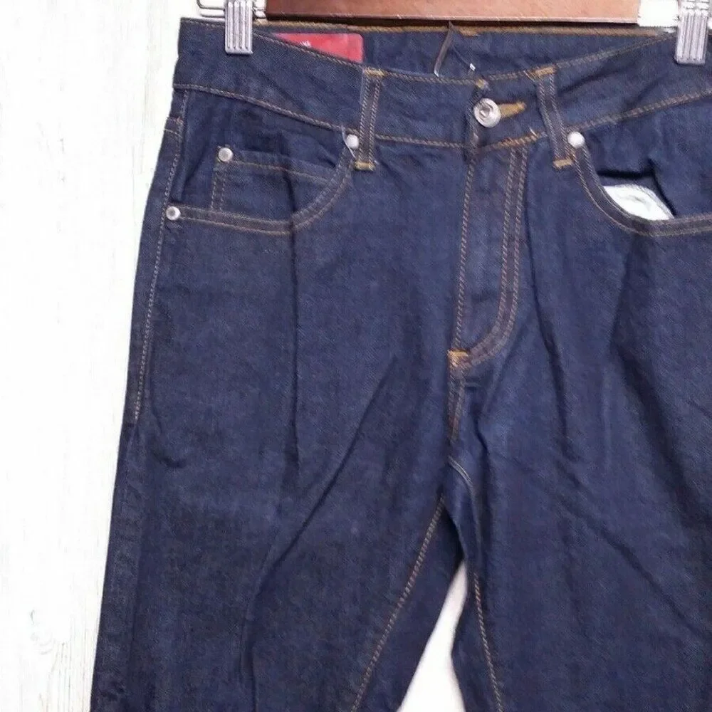 Zara Jeans Dark Wash Mid-Rise 30 Slim Straight